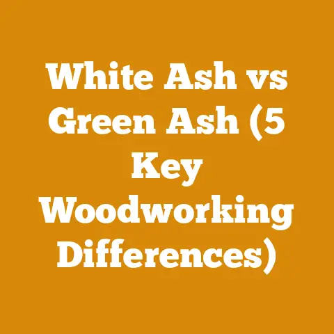 White Ash vs Green Ash (5 Key Woodworking Differences)