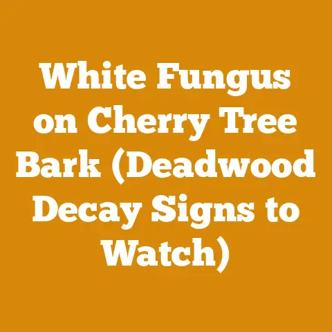 White Fungus on Cherry Tree Bark (Deadwood Decay Signs to Watch)