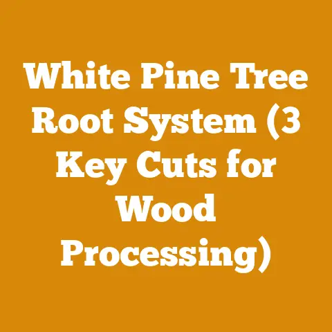 White Pine Tree Root System (3 Key Cuts for Wood Processing)