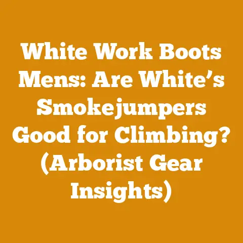 White Work Boots Mens: Are White’s Smokejumpers Good for Climbing? (Arborist Gear Insights)