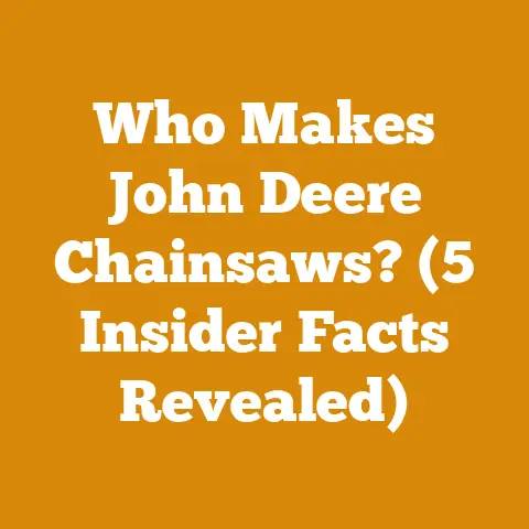 Who Makes John Deere Chainsaws? (5 Insider Facts Revealed)