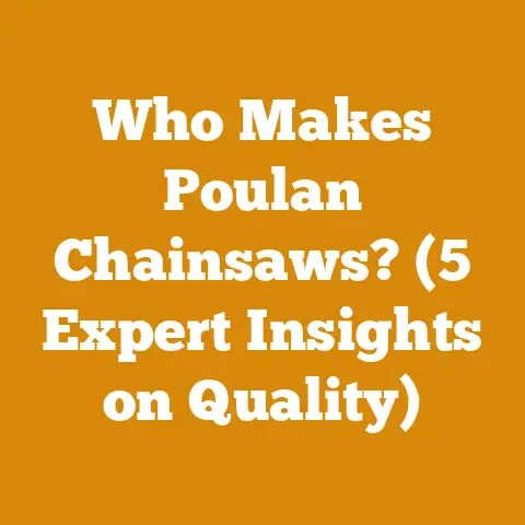 Who Makes Poulan Chainsaws? (5 Expert Insights on Quality)