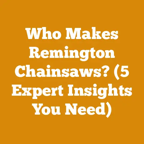 Who Makes Remington Chainsaws? (5 Expert Insights You Need)