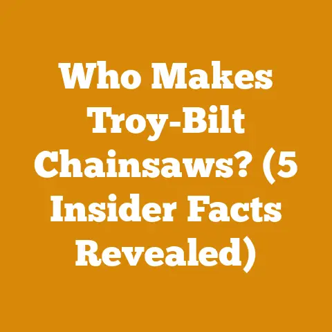 Who Makes Troy-Bilt Chainsaws? (5 Insider Facts Revealed)