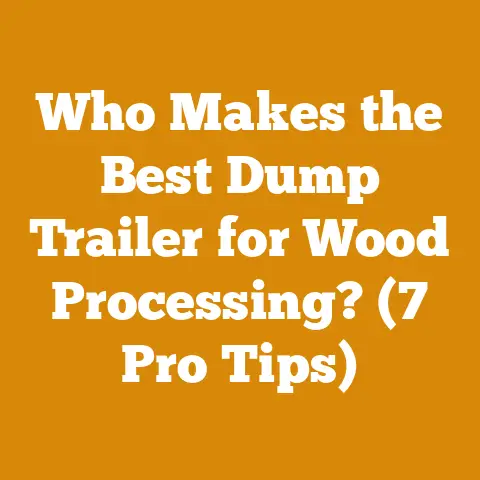Who Makes the Best Dump Trailer for Wood Processing? (7 Pro Tips)
