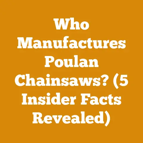 Who Manufactures Poulan Chainsaws? (5 Insider Facts Revealed)