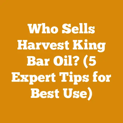 Who Sells Harvest King Bar Oil? (5 Expert Tips for Best Use)