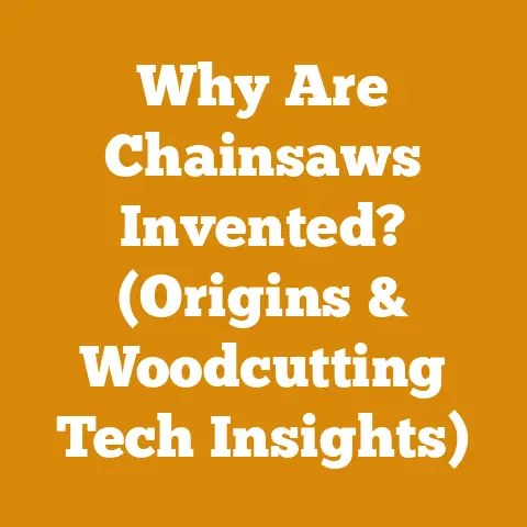 Why Are Chainsaws Invented? (Origins & Woodcutting Tech Insights)