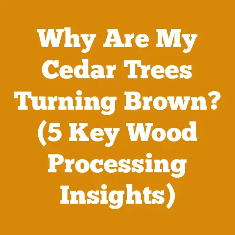 Why Are My Cedar Trees Turning Brown? (5 Key Wood Processing Insights)