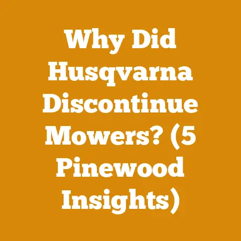Why Did Husqvarna Discontinue Mowers? (5 Pinewood Insights)