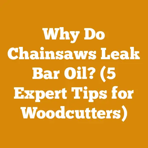 Why Do Chainsaws Leak Bar Oil? (5 Expert Tips for Woodcutters)