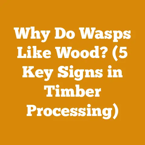 Why Do Wasps Like Wood? (5 Key Signs in Timber Processing)
