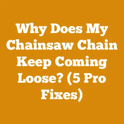 Why Does My Chainsaw Chain Keep Coming Loose? (5 Pro Fixes)