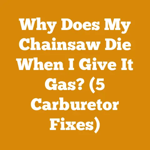 Why Does My Chainsaw Die When I Give It Gas? (5 Carburetor Fixes)