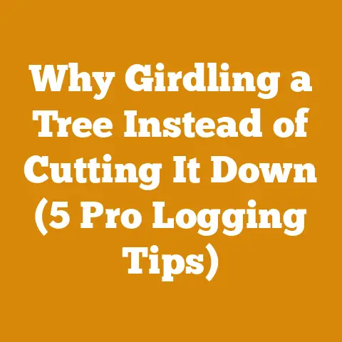Why Girdling a Tree Instead of Cutting It Down (5 Pro Logging Tips)