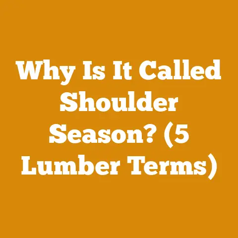 Why Is It Called Shoulder Season? (5 Lumber Terms)