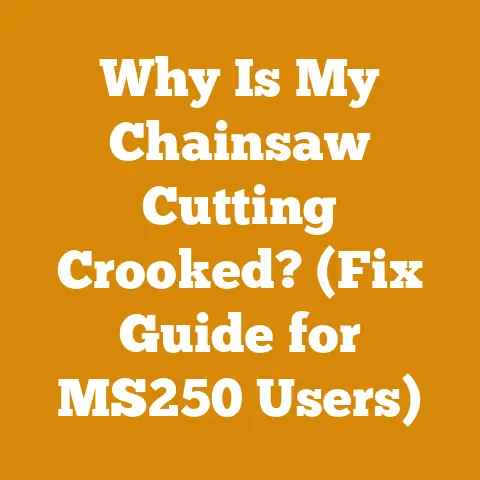 Why Is My Chainsaw Cutting Crooked? (Fix Guide for MS250 Users)