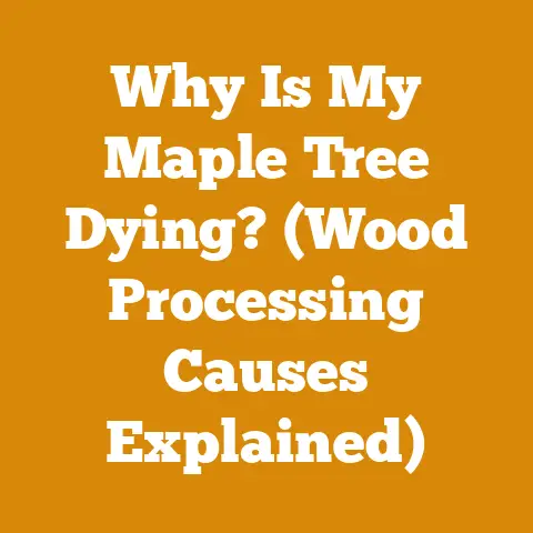 Why Is My Maple Tree Dying? (Wood Processing Causes Explained)