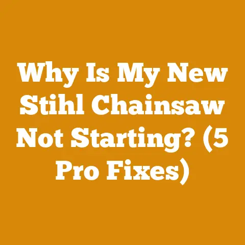 Why Is My New Stihl Chainsaw Not Starting? (5 Pro Fixes)