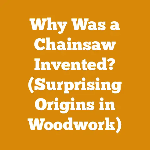 Why Was a Chainsaw Invented? (Surprising Origins in Woodwork)