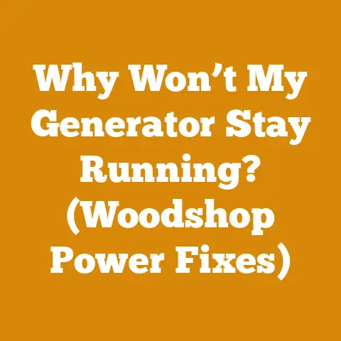 Why Won’t My Generator Stay Running? (Woodshop Power Fixes)