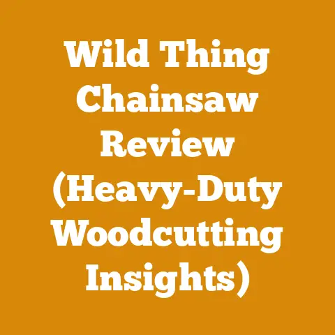 Wild Thing Chainsaw Review (Heavy-Duty Woodcutting Insights)