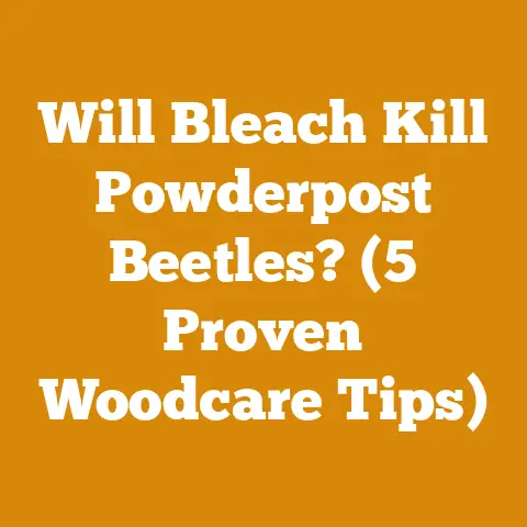 Will Bleach Kill Powderpost Beetles? (5 Proven Woodcare Tips)