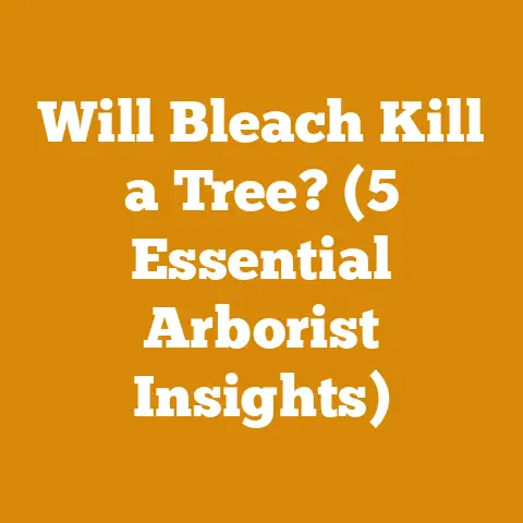 Will Bleach Kill a Tree? (5 Essential Arborist Insights)