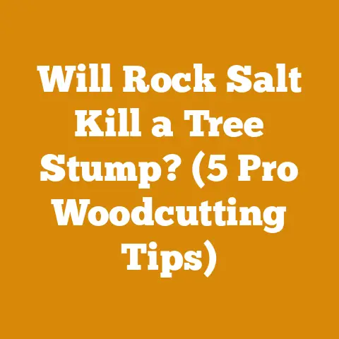 Will Rock Salt Kill a Tree Stump? (5 Pro Woodcutting Tips)