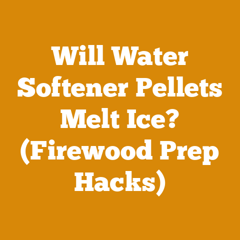 Will Water Softener Pellets Melt Ice? (Firewood Prep Hacks)