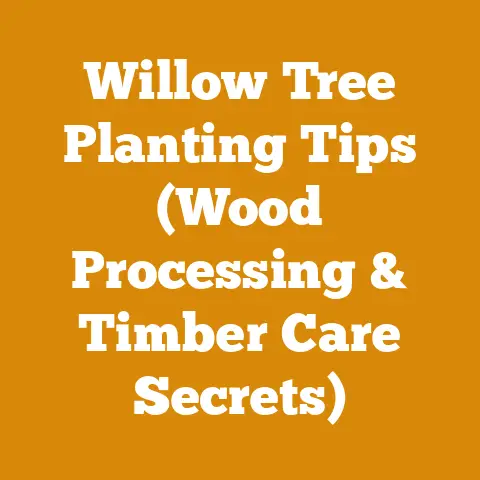 Willow Tree Planting Tips (Wood Processing & Timber Care Secrets)