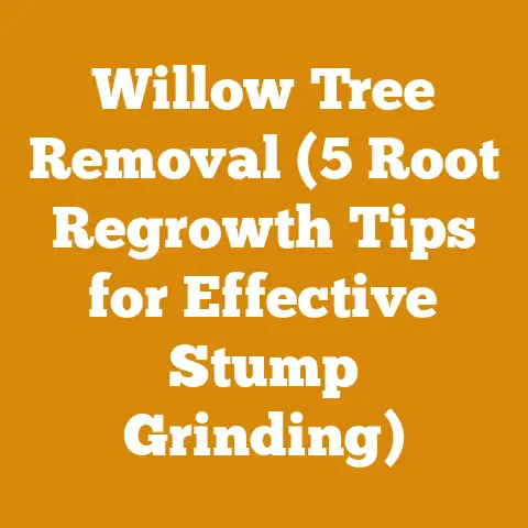 Willow Tree Removal (5 Root Regrowth Tips for Effective Stump Grinding)