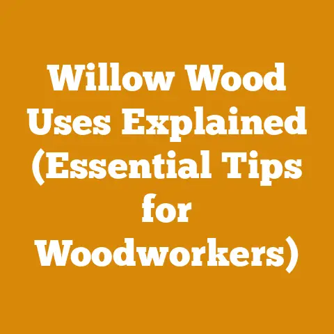 Willow Wood Uses Explained (Essential Tips for Woodworkers)
