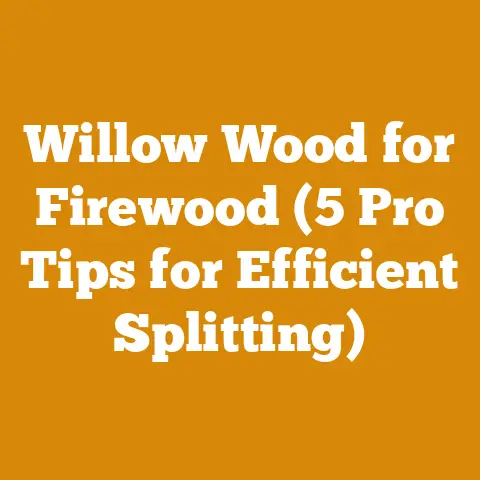 Willow Wood for Firewood (5 Pro Tips for Efficient Splitting)
