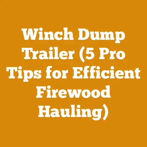 Winch Dump Trailer (5 Pro Tips for Efficient Firewood Hauling)