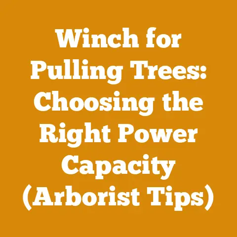 Winch for Pulling Trees: Choosing the Right Power Capacity (Arborist Tips)