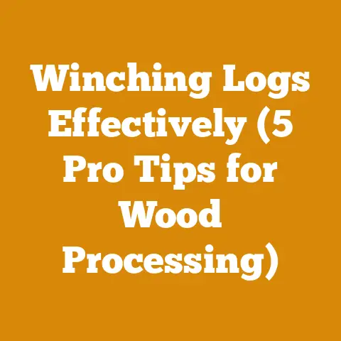 Winching Logs Effectively (5 Pro Tips for Wood Processing)