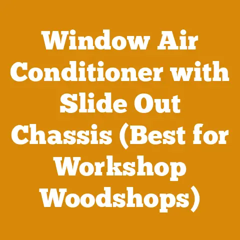 Window Air Conditioner with Slide Out Chassis (Best for Workshop Woodshops)