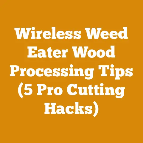 Wireless Weed Eater Wood Processing Tips (5 Pro Cutting Hacks)