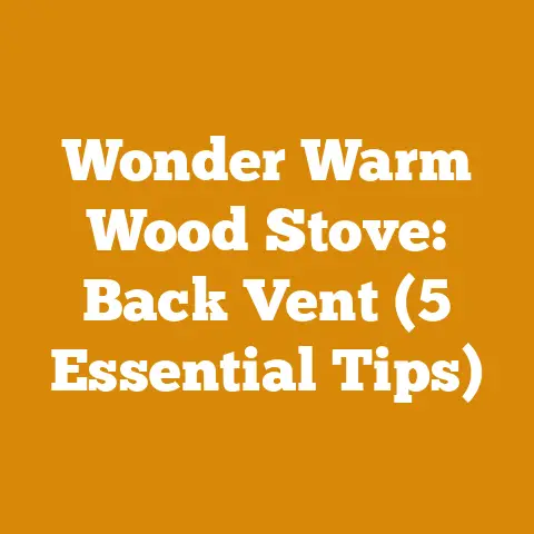Wonder Warm Wood Stove: Back Vent (5 Essential Tips)