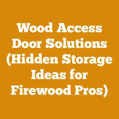 Wood Access Door Solutions (Hidden Storage Ideas for Firewood Pros)