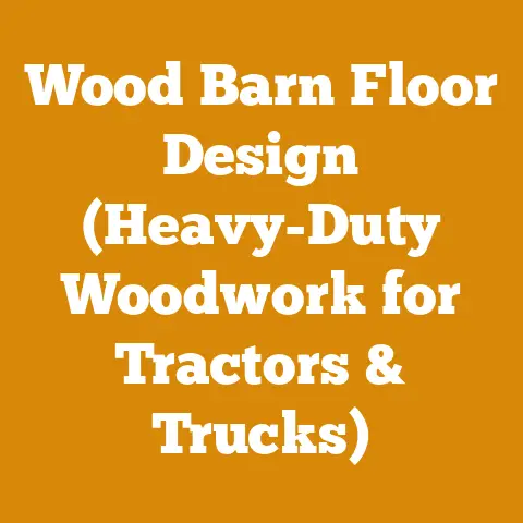 Wood Barn Floor Design (Heavy-Duty Woodwork for Tractors & Trucks)