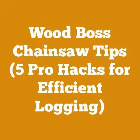 Wood Boss Chainsaw Tips (5 Pro Hacks for Efficient Logging)