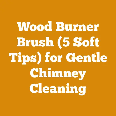 Wood Burner Brush (5 Soft Tips) for Gentle Chimney Cleaning