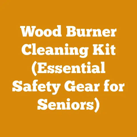 Wood Burner Cleaning Kit (Essential Safety Gear for Seniors)