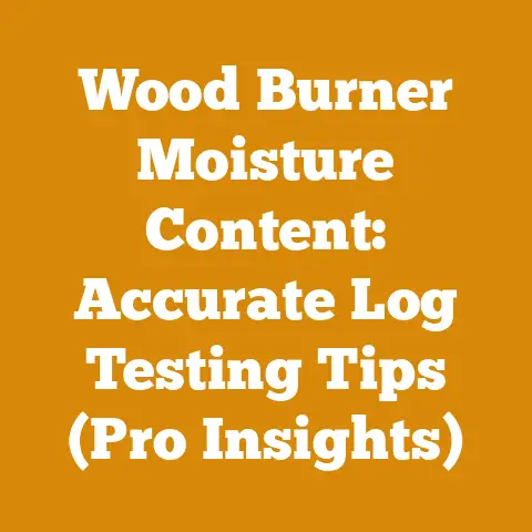 Wood Burner Moisture Content: Accurate Log Testing Tips (Pro Insights)