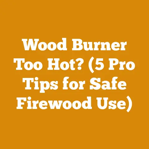 Wood Burner Too Hot? (5 Pro Tips for Safe Firewood Use)
