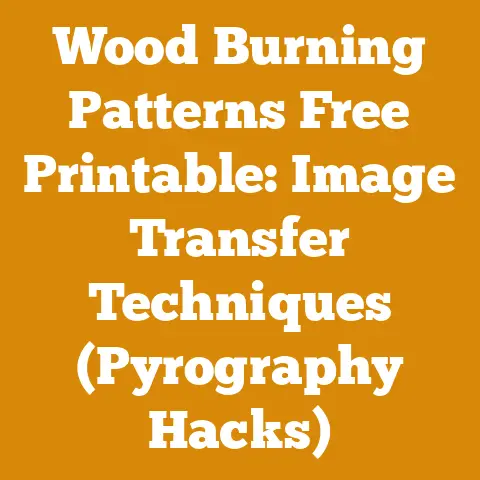 Wood Burning Patterns Free Printable: Image Transfer Techniques (Pyrography Hacks)