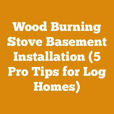 Wood Burning Stove Basement Installation (5 Pro Tips for Log Homes)