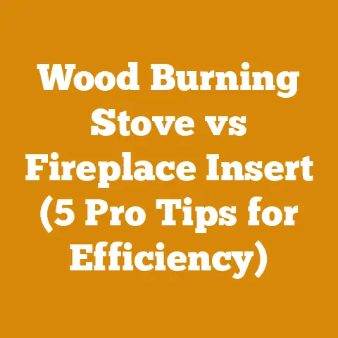 Wood Burning Stove vs Fireplace Insert (5 Pro Tips for Efficiency)